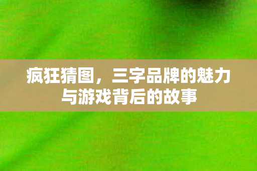 三字品牌的魅力与游戏背后的故事图片