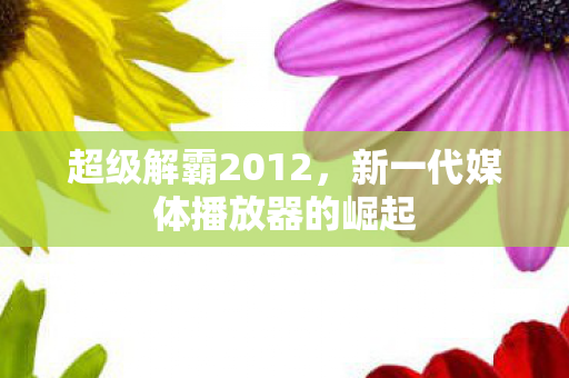 新一代媒体播放器的崛起图片