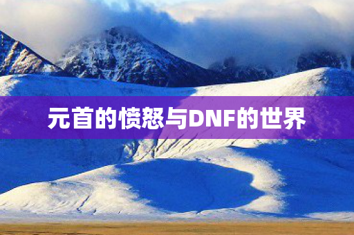 元首的愤怒与DNF的世界图片