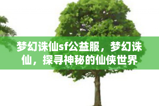 梦幻诛仙sf公益服图片