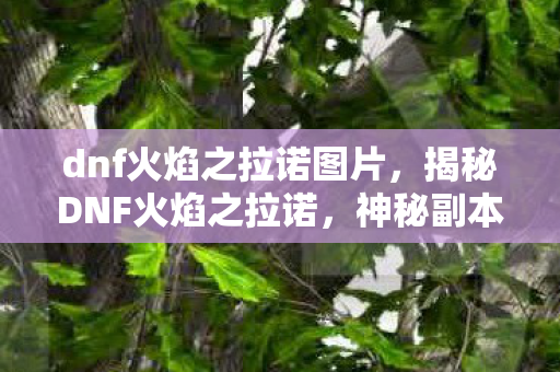 dnf火焰之拉诺图片图片