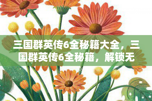 三国群英传6全秘籍大全图片