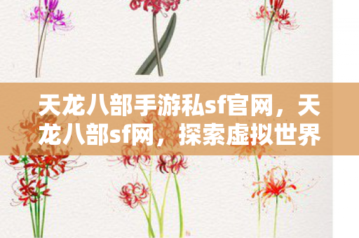 天龙八部手游私sf官网图片