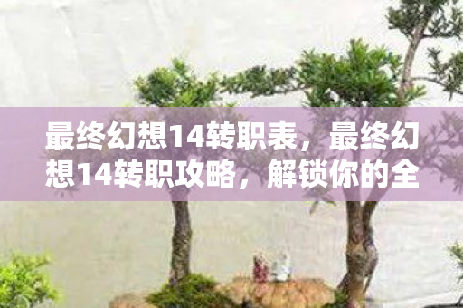 最终幻想14转职攻略图片