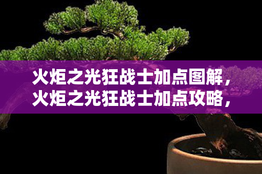 火炬之光狂战士加点图解图片