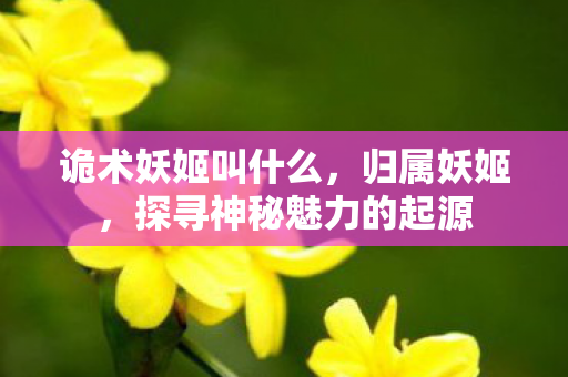 探寻神秘魅力的起源图片