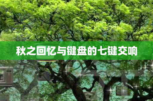 秋之回忆与键盘的七键交响图片