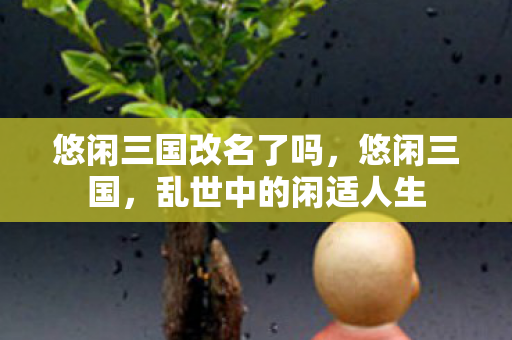 悠闲三国改名了吗图片