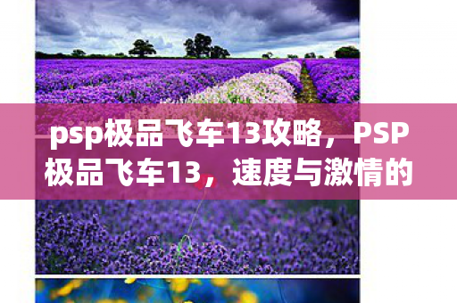 psp极品飞车13攻略图片