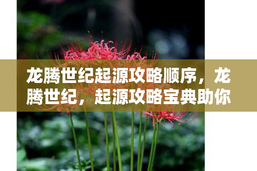起源攻略宝典助你轻松掌握游戏精髓图片