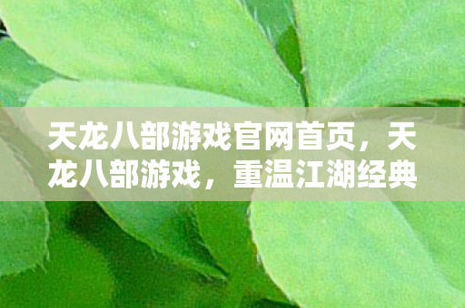 天龙八部游戏官网首页图片