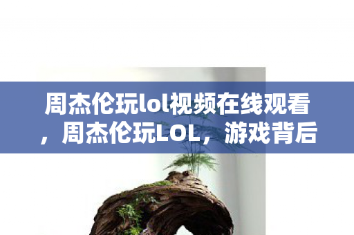 周杰伦玩lol视频在线观看图片
