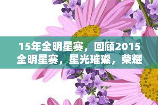 回顾2015全明星赛图片