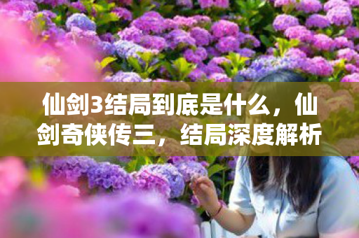 仙剑3结局到底是什么，仙剑奇侠传三，结局深度解析与感悟