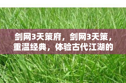 剑网3天策府,剑网3天策,重温经典,体验古代江湖的魅力 剑网3天策府,剑网3天策,重温经典,体验古代江湖的魅力