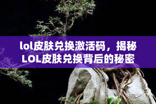 lol皮肤兑换激活码,揭秘LOL皮肤兑换背后的秘密 lol皮肤兑换激活码,揭秘LOL皮肤兑换背后的秘密