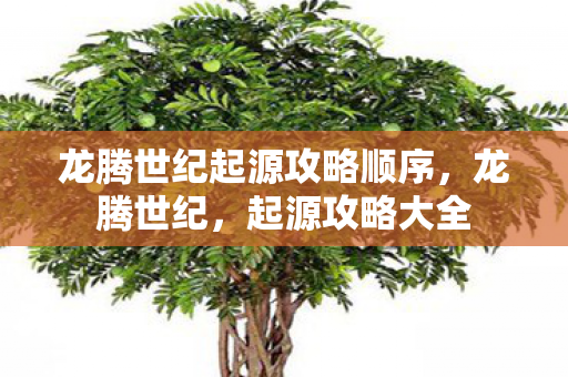 龙腾世纪起源攻略顺序，龙腾世纪，起源攻略大全