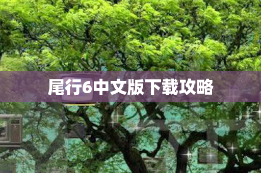 尾行6中文版下载攻略图片