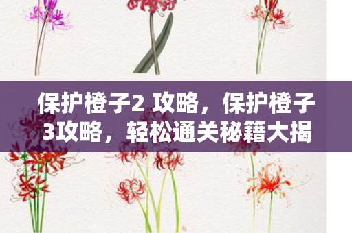 轻松通关秘籍大揭秘图片