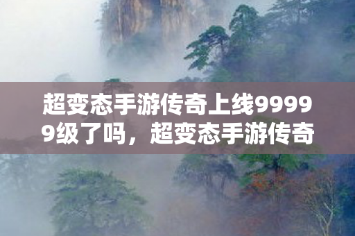 超变态手游传奇上线99999级了吗图片