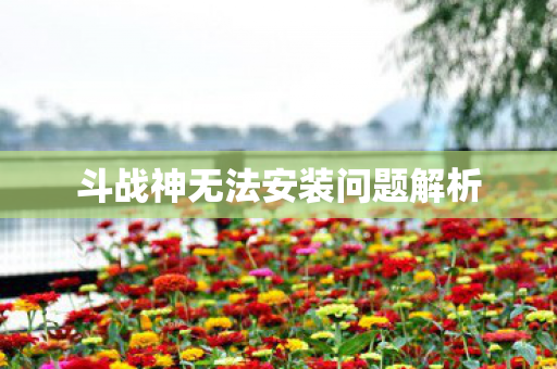 斗战神无法安装问题解析图片