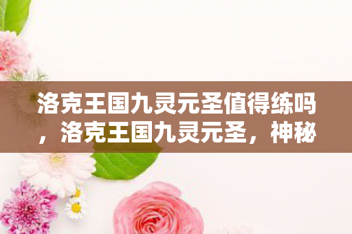 洛克王国九灵元圣值得练吗图片