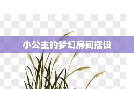 小公主的梦幻房间摆设图片