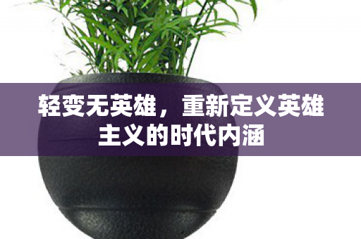 重新定义英雄主义的时代内涵图片