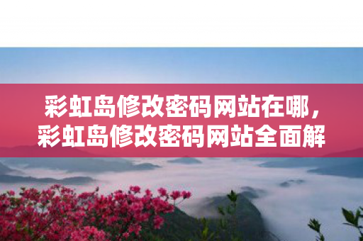 彩虹岛修改密码网站全面解析图片