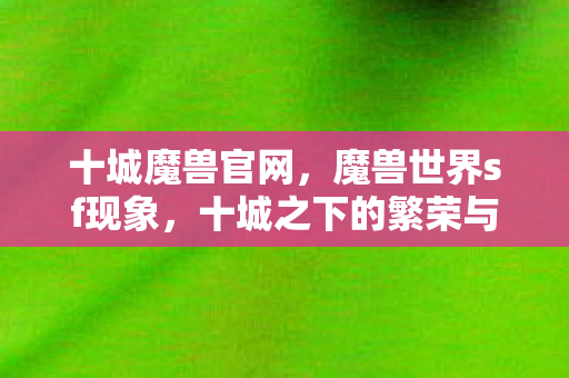 十城之下的繁荣与挑战图片