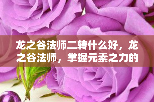 掌握元素之力的巅峰职业图片