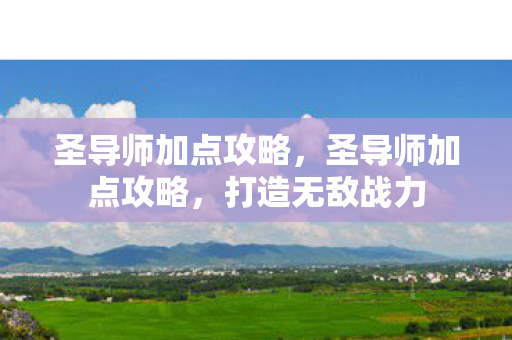 圣导师加点攻略图片