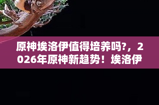 原神埃洛伊值得培养吗?,2026年原神新趋势!埃洛伊培养价值竟藏这3大悬念? 原神埃洛伊值得培养吗?,2026年原神新趋势!埃洛伊培养价值竟藏这3大悬念?