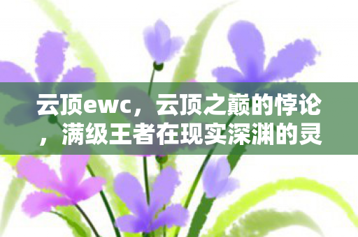 云顶ewc，云顶之巅的悖论，满级王者在现实深渊的灵魂震颤