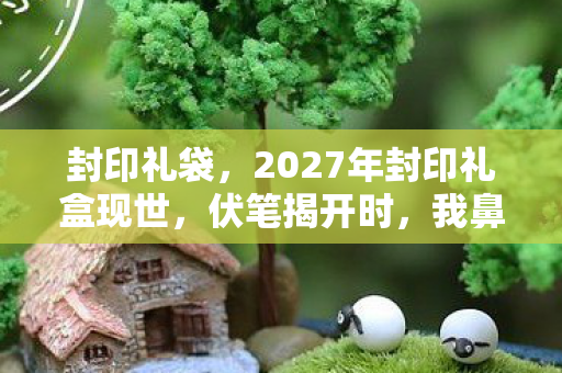 封印礼袋,2027年封印礼盒现世,伏笔揭开时,我鼻子一酸想起那个等你的人 封印礼袋,2027年封印礼盒现世,伏笔揭开时,我鼻子一酸想起那个等你的人