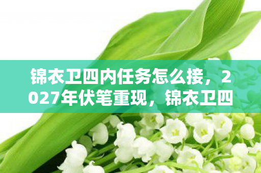 锦衣卫四内任务怎么接，2027年伏笔重现，锦衣卫四内旧事，鼻子一酸忆往昔