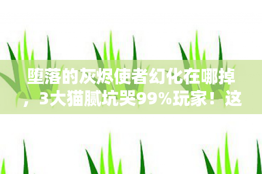堕落的灰烬使者幻化在哪掉,3大猫腻坑哭99%玩家!这幻化系统上头到想摔键盘 堕落的灰烬使者幻化在哪掉,3大猫腻坑哭99%玩家!这幻化系统上头到想摔键盘