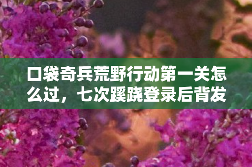口袋奇兵荒野行动第一关怎么过，七次蹊跷登录后背发凉，十年逃兵终陷荒野迷局