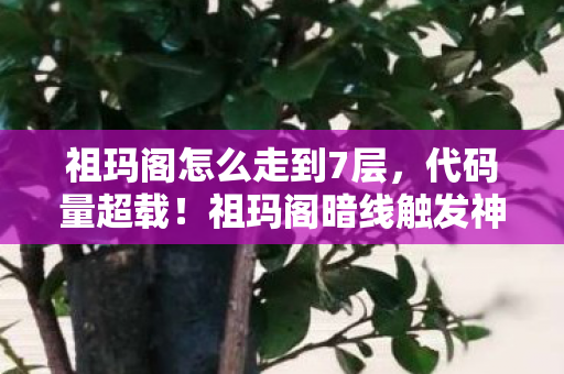 祖玛阁怎么走到7层,代码量超载!祖玛阁暗线触发神经脉冲警报,头皮发麻的赛博迷宫真相 祖玛阁怎么走到7层,代码量超载!祖玛阁暗线触发神经脉冲警报,头皮发麻的赛博迷宫真相