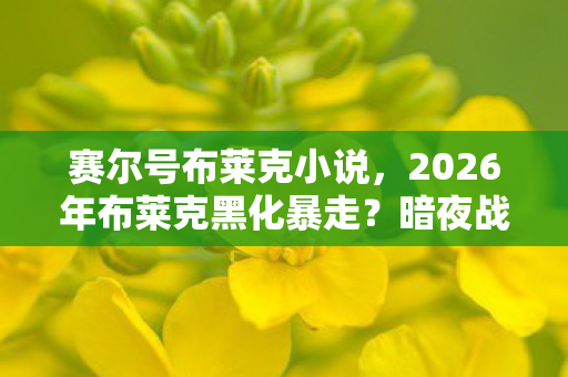 赛尔号布莱克小说,2026年布莱克黑化暴走?暗夜战神情绪失控背后的惊天悬念! 赛尔号布莱克小说,2026年布莱克黑化暴走?暗夜战神情绪失控背后的惊天悬念!