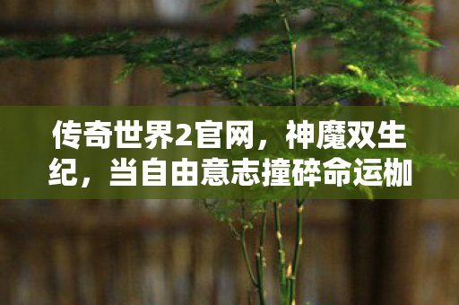 传奇世界2官网，神魔双生纪，当自由意志撞碎命运枷锁，谁在操控你的灵魂？
