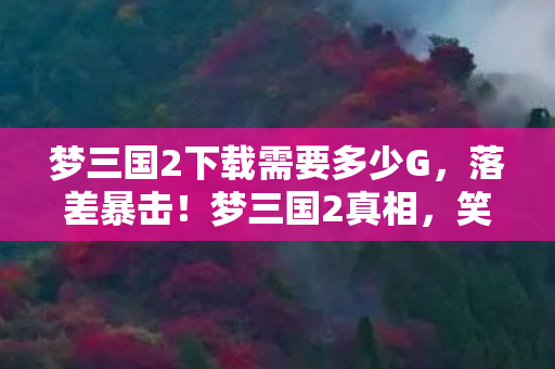 梦三国2下载需要多少G,落差暴击!梦三国2真相,笑着下载骂成狗,哭着上线成舔狗 梦三国2下载需要多少G,落差暴击!梦三国2真相,笑着下载骂成狗,哭着上线成舔狗