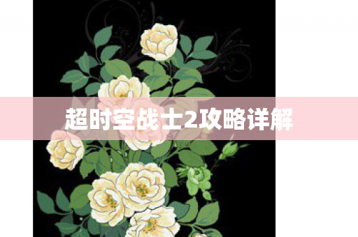 超时空战士2攻略详解图片