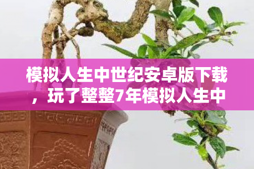 模拟人生中世纪安卓版下载,玩了整整7年模拟人生中世纪,这3个选择让我至今仍在纠结! 模拟人生中世纪安卓版下载,玩了整整7年模拟人生中世纪,这3个选择让我至今仍在纠结!