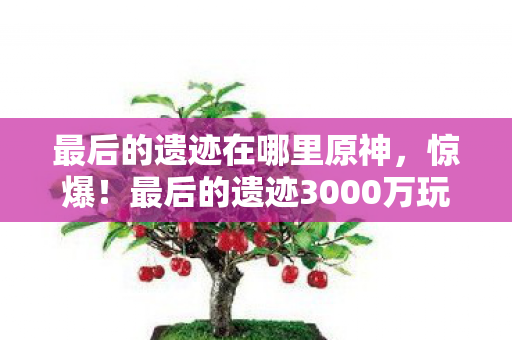 最后的遗迹在哪里原神,惊爆!最后的遗迹3000万玩法被砍,背后隐情让人吓一跳! 最后的遗迹在哪里原神,惊爆!最后的遗迹3000万玩法被砍,背后隐情让人吓一跳!