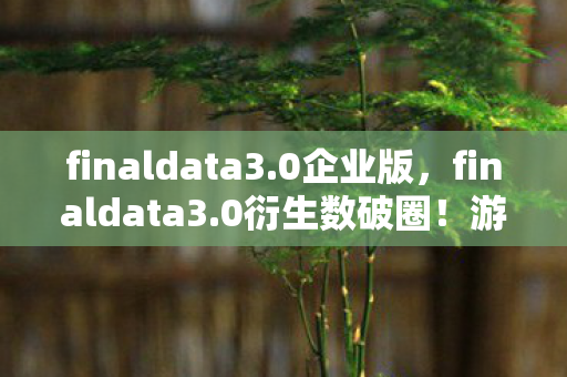 finaldata3.0企业版,finaldata3.0衍生数破圈!游戏IP竟在音乐综艺与时尚秀场掀起风暴 finaldata3.0企业版,finaldata3.0衍生数破圈!游戏IP竟在音乐综艺与时尚秀场掀起风暴