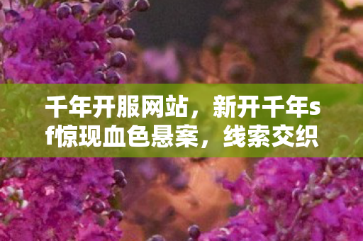 千年开服网站,新开千年sf惊现血色悬案,线索交织,毛骨悚然之真相待揭 千年开服网站,新开千年sf惊现血色悬案,线索交织,毛骨悚然之真相待揭