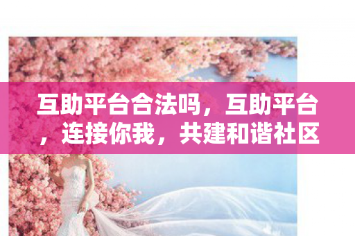互助平台合法吗，互助平台，连接你我，共建和谐社区的力量之源