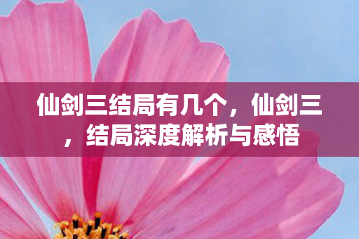 仙剑三结局有几个,仙剑三,结局深度解析与感悟 仙剑三结局有几个,仙剑三,结局深度解析与感悟
