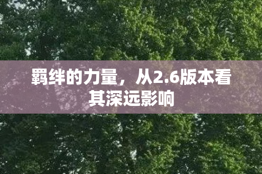6版本看其深远影响图片